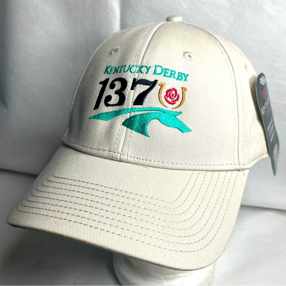 Official Kentucky Derby 137 Horse Racing Baseball Cap Hat Churchill Strapback
